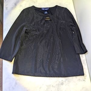 Susan Graver Top / Susan Graver Black Blouse